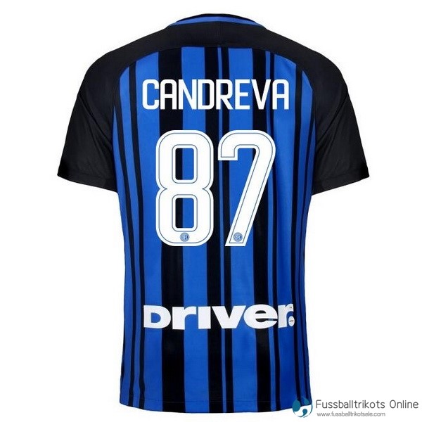 Inter Milan Trikot Heim Candreva 2017-18 Fussballtrikots Günstig